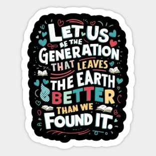 Happy Earth Day Sticker